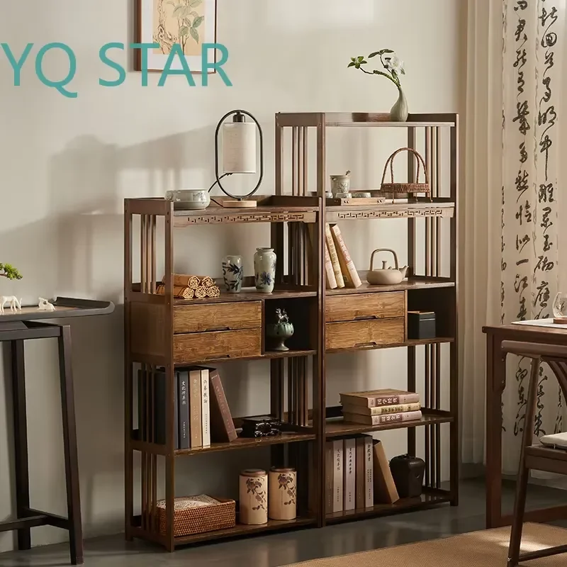 Display Stand for Small Tea Room Storage Furniture for Small Sized Apartments Traditional Style Organizer Compact Space