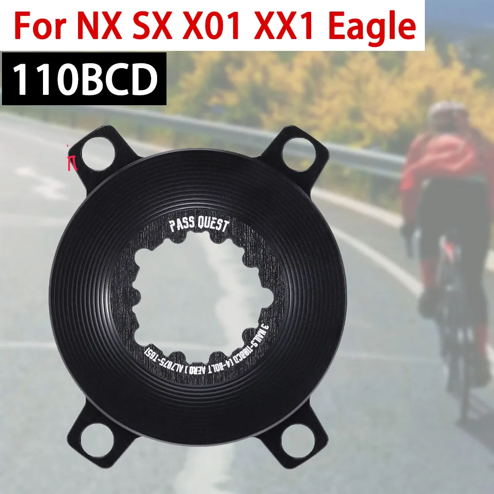 

Chainring 110 Bcd 5 Holes Adapter 4 Screws Spider Converter For Sram Nx Sx X01 Xx1 Eagle 110bcd 4 Bolt Aero Road Bike Crank