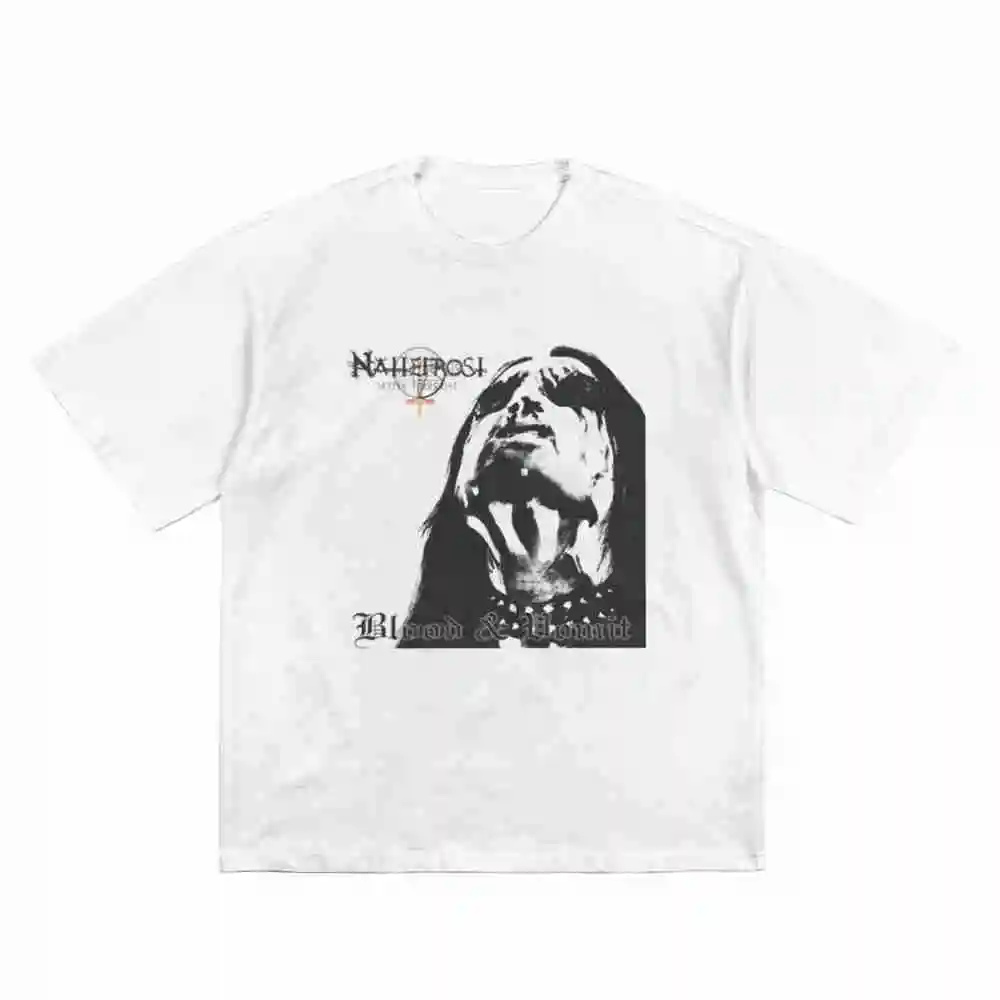Nattefrost Blood And Vomit Chronique Short Sleeve Tee 100% Cotton T-Shirt