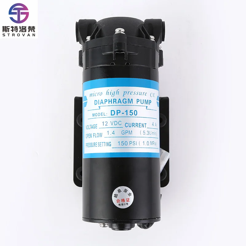 Classic Design Corrosion-Resistant DP-150-12V Diaphragm Pump 30W Motor Power Source for Car Wash Cleaning