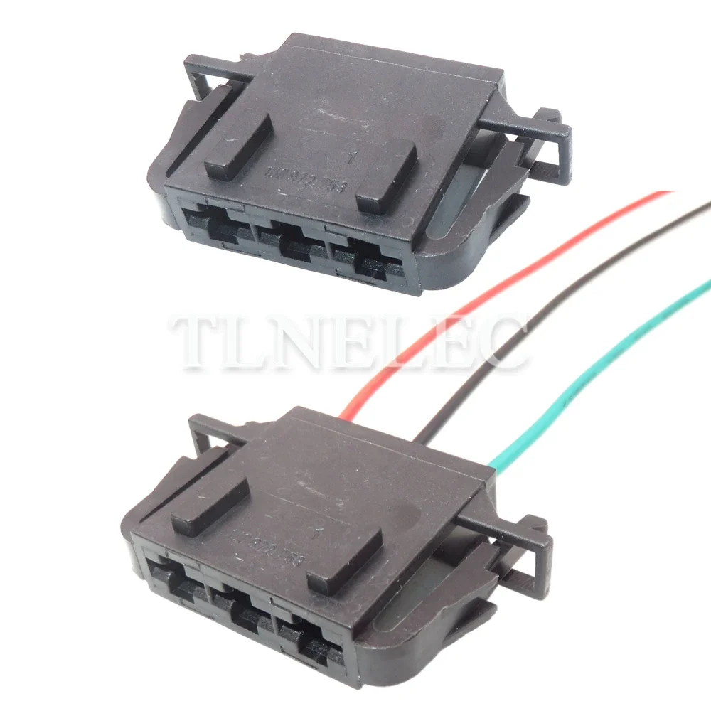 3 Pin Way Car Large Current Wiring Cable Connector With Wires Auto Blower Resistance Electrical Sockets For VW Audi 1J0972753