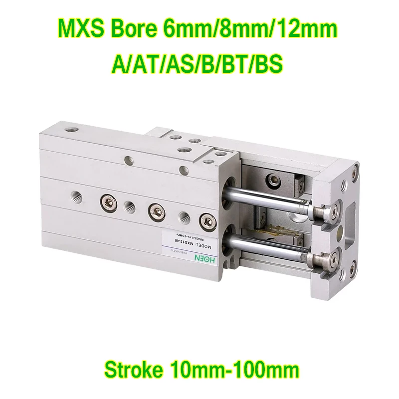 

MXS Series Air Slide Table Guide Cylinder Rail Slide Pneumatic Air Cylinder MXS6/8/12-10/10/30/40/50/75/100 A/B/AS/BS/AT/BT/ASBT