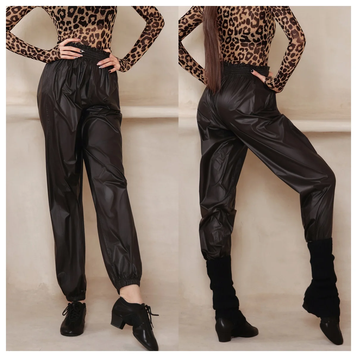 new Latin dance pants for women's tango cha cha samba rumba professional training clothes high-end black tassel pants