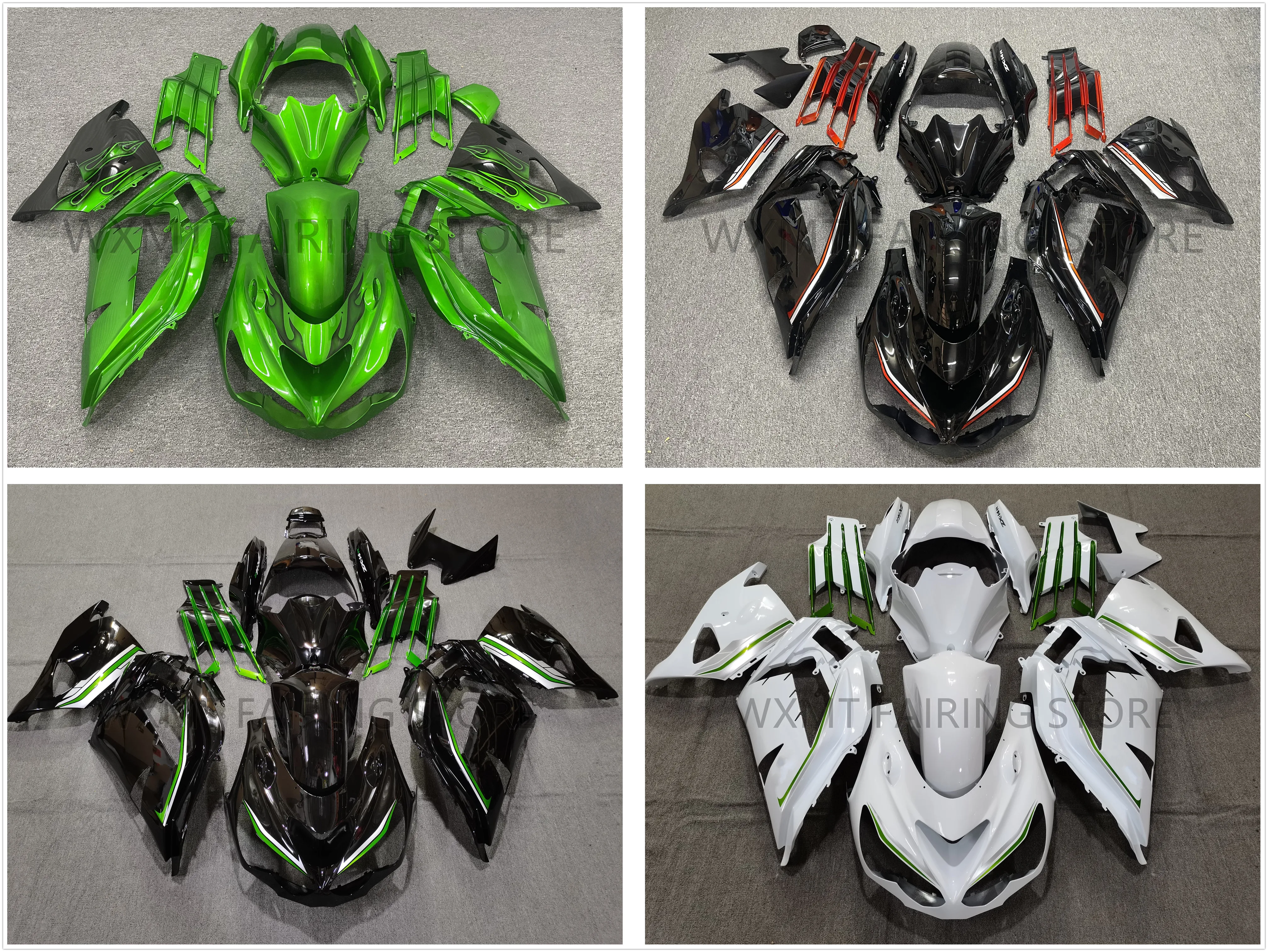 

NEW ABS Motorcycle Fairings Kit for Ninja ZX-14R 2012 2013 2014 2015 2016 2017 2018 2019 2020 2021 2022 23 bodywork fairing set