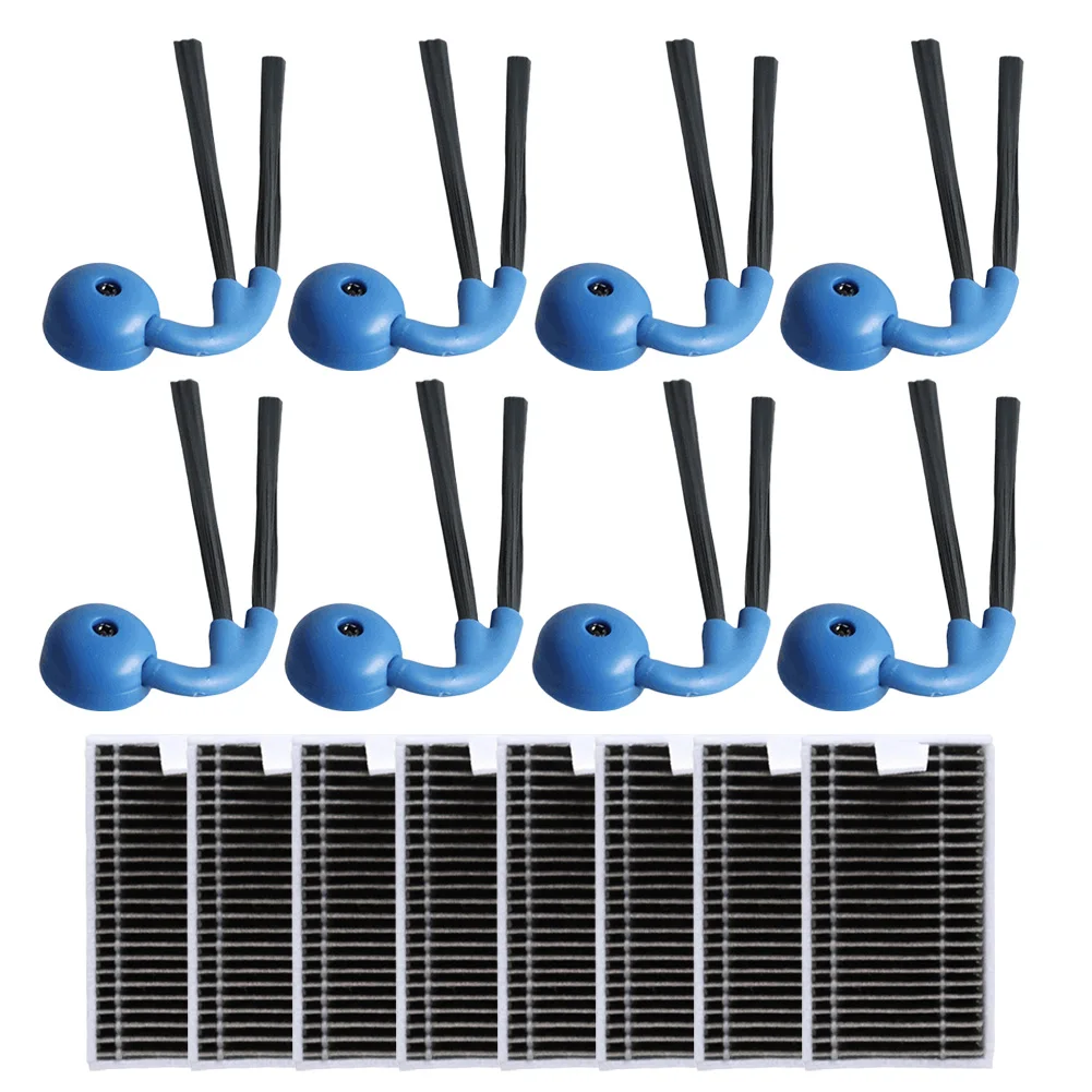 Side Brushes Hepa Filters Set For Ecovacs T90Pro For Omni Vacuum Cleaner Accessories Replacement Household Supplies