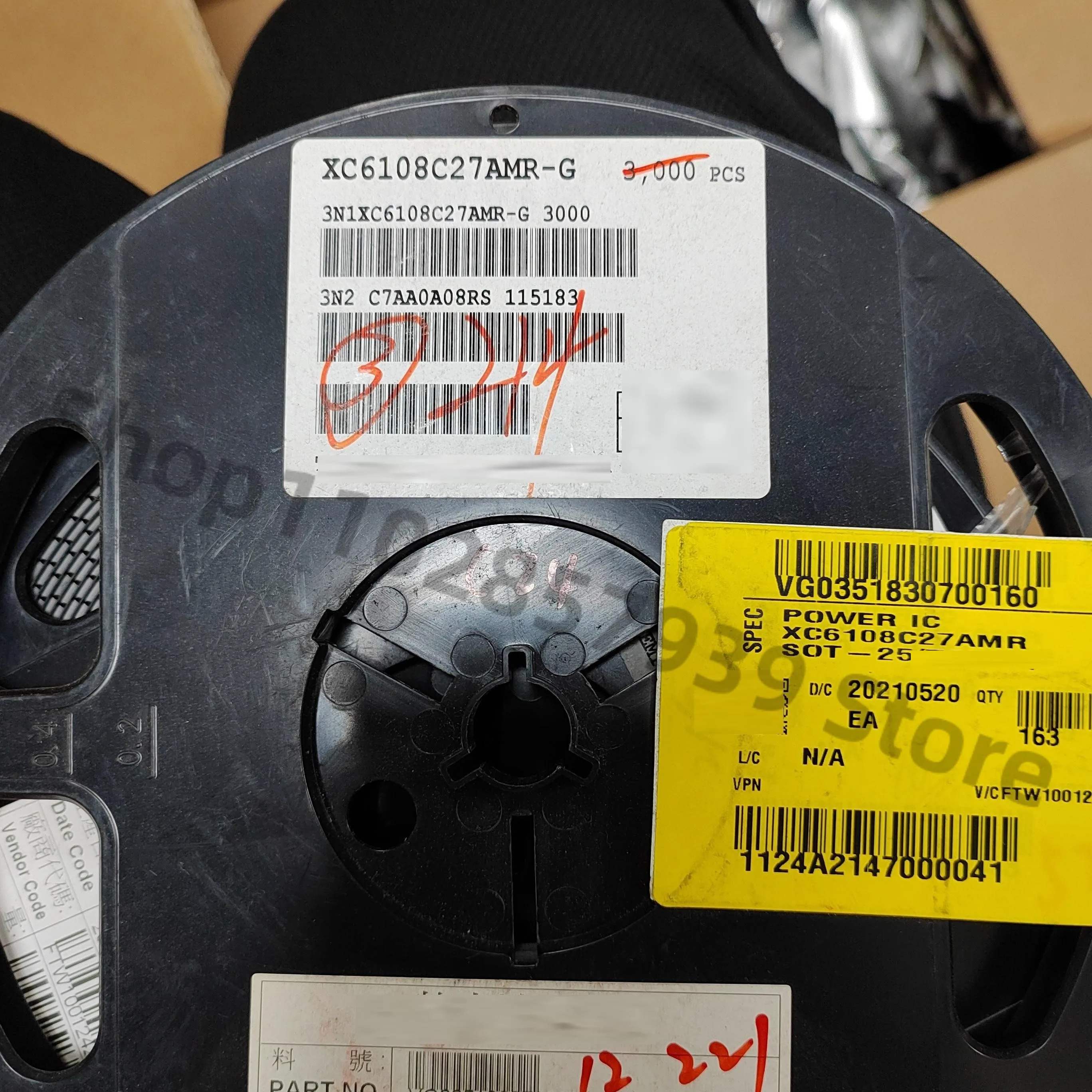 

XC6108C27ARM-G SOT23 10 шт./лот оригинальный диод