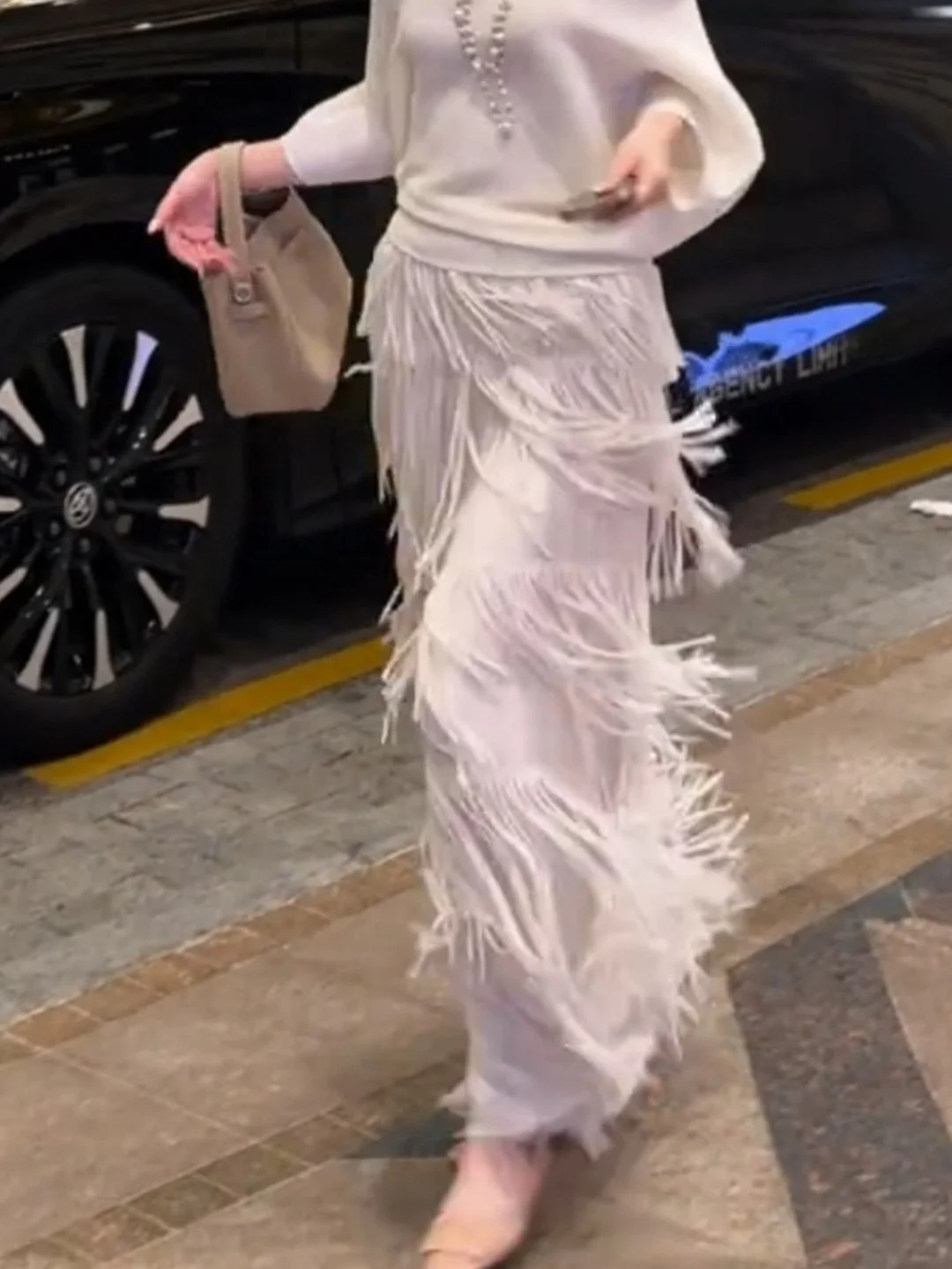 Heavy Industry Multi-Layer Fringe Cake Skirt Women Summer 2026 Design Sensibility Slimming Micro a Straight Half Skirt