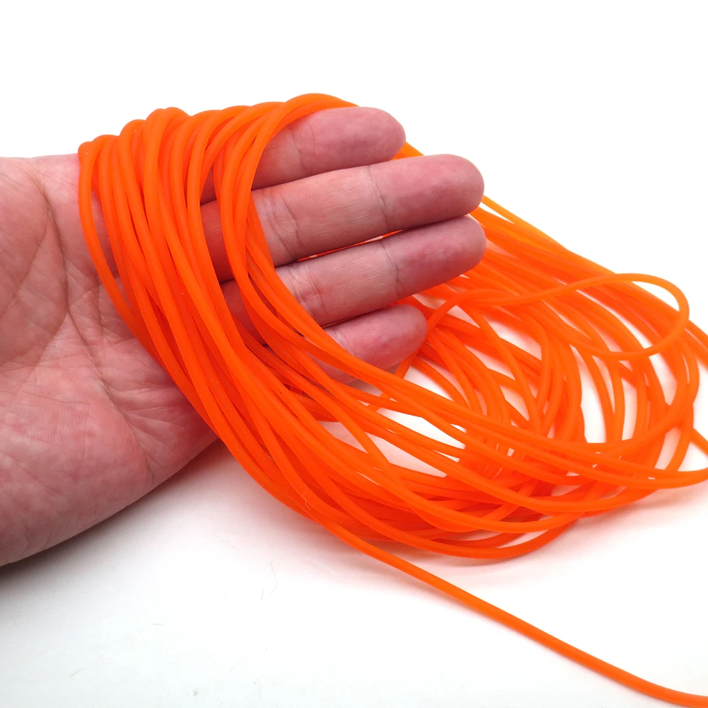 3Meters Strong Rope Rubber  6-7 Times Solid Latex Rubber Band 2.2mm Fishing Rubber Band Tennis Training Elastic Rope  Fishing