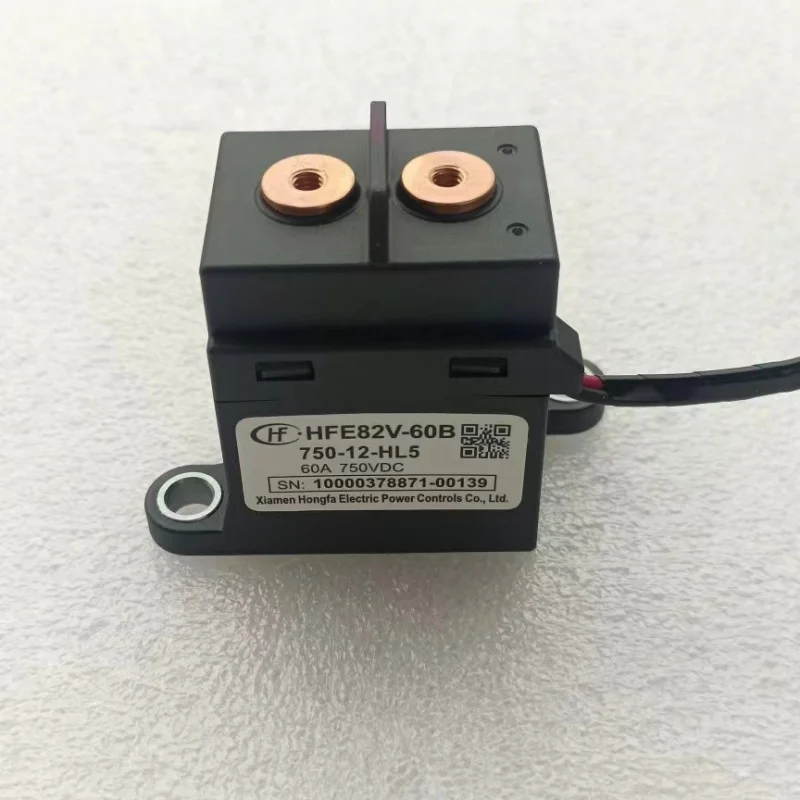 Contactor de corriente directa de alto voltaje HongfaHFE82V-60B 750-12-HL5 Contact750V60A Coil12V