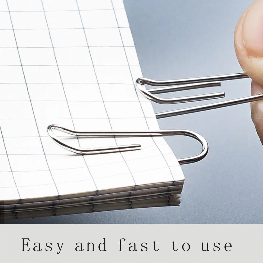 Filing Paper Clip and Data Storage  Metal Material Stationery School Office Supplies Bookmark Clip Data Fixing Pin