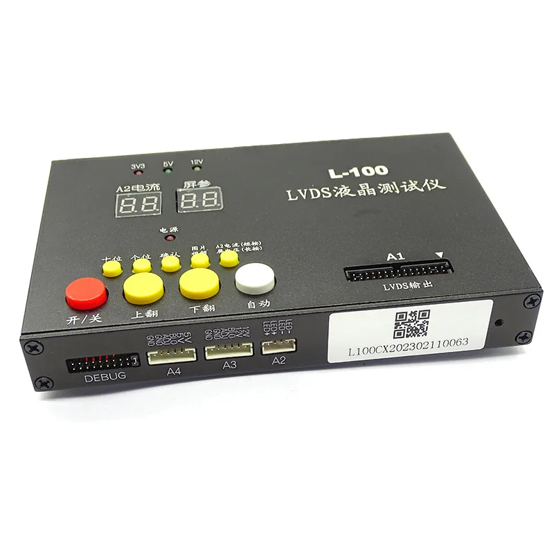 L-100 Monitor Laptop LCD TV Test Tool kit led panel tester Support USB SD Photo Video 14 LVDS interface