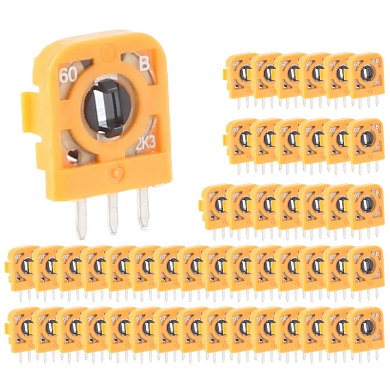 

ZIZI 50PCS Joystick Potentiometers Sensor Module For PS5 Controllers 2K3Ω 3D Analog Joystick Axis Resistors Repair Part