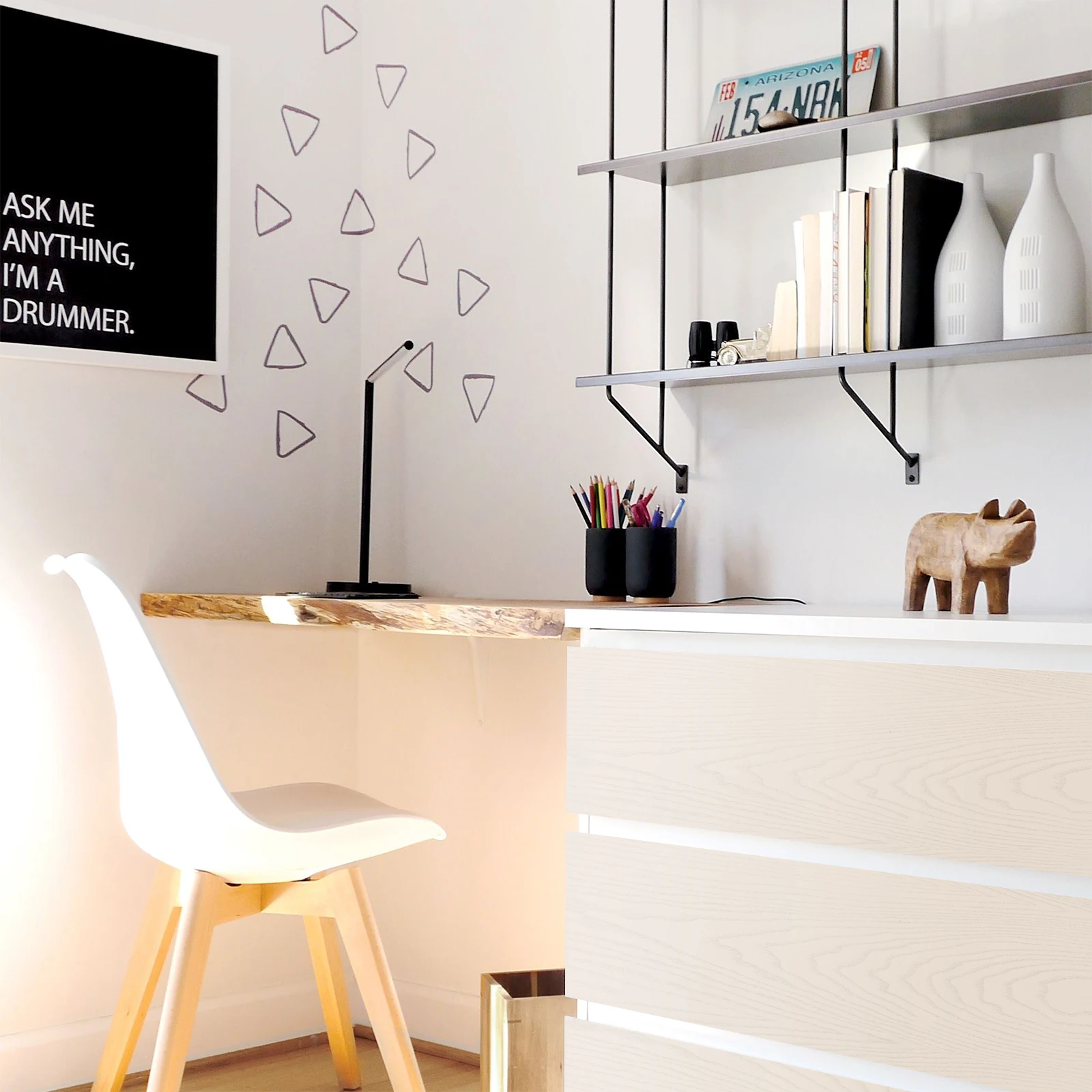 

1 Roll Peel Stick Matte Wallpaper Wood Grain Design Thickened Self Adhesive Wall Paper Waterproof Oil Proof Easy Apply For Home