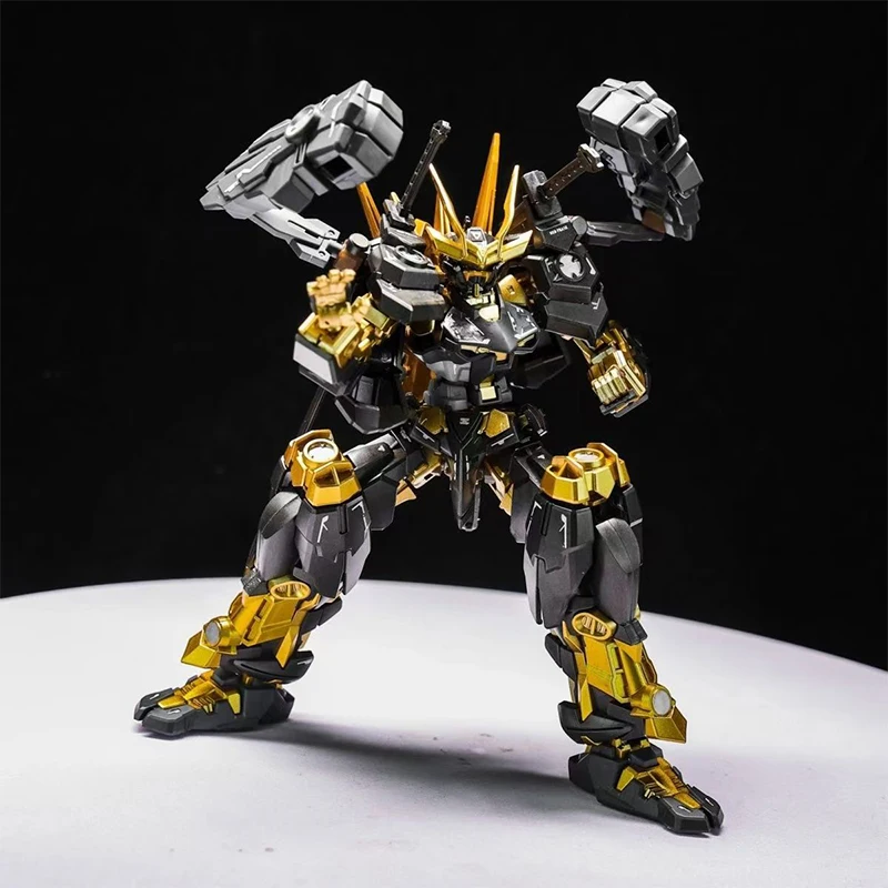 WeimeiModel Hg 1/144 Sengoku, Kit de montaje de Color negro-dorado, articulaciones móviles, colección de juguetes de regalo para niños, modelo de figura de acción