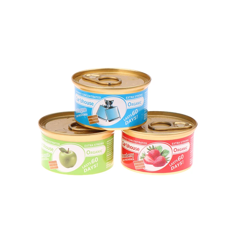 معطرات الهواء للسيارة نكهة السيارة كتل خشبية معلبة نكهة القهوة طويلة الأمد لوازم مزيل العرق للسيارات الروائح #4