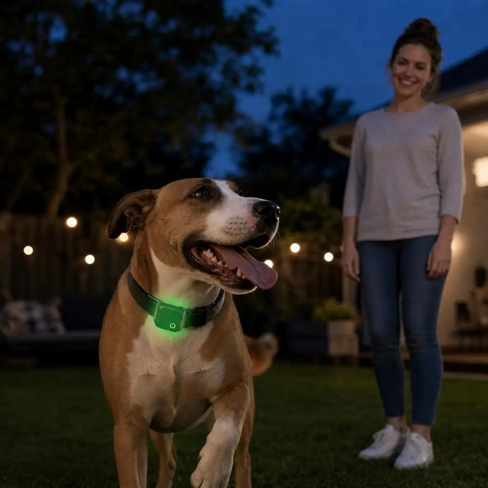 Luminous Silicone Cover for Green Link Tag Pet Protection Cat Dog Collar Anti-Loss Device Locator Visibility in the Dark