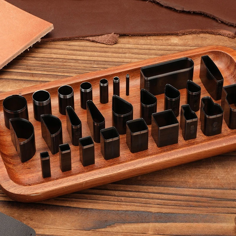 5개/6개 세트 짧은 헤드 속이 빈 펀치 세트 가죽 공 - Leatherwork Hole Punch 리뷰 및 가격