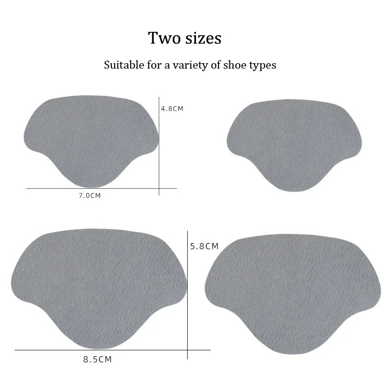 4Pcs Sneaker Ferse Reparatur Pad Einstellbare Größe Tragen-beständig Fußbett Unsichtbare Ferse Reparatur Pad Reparatur Schuh Loch Pad zurück Aufkleber – Detail 4