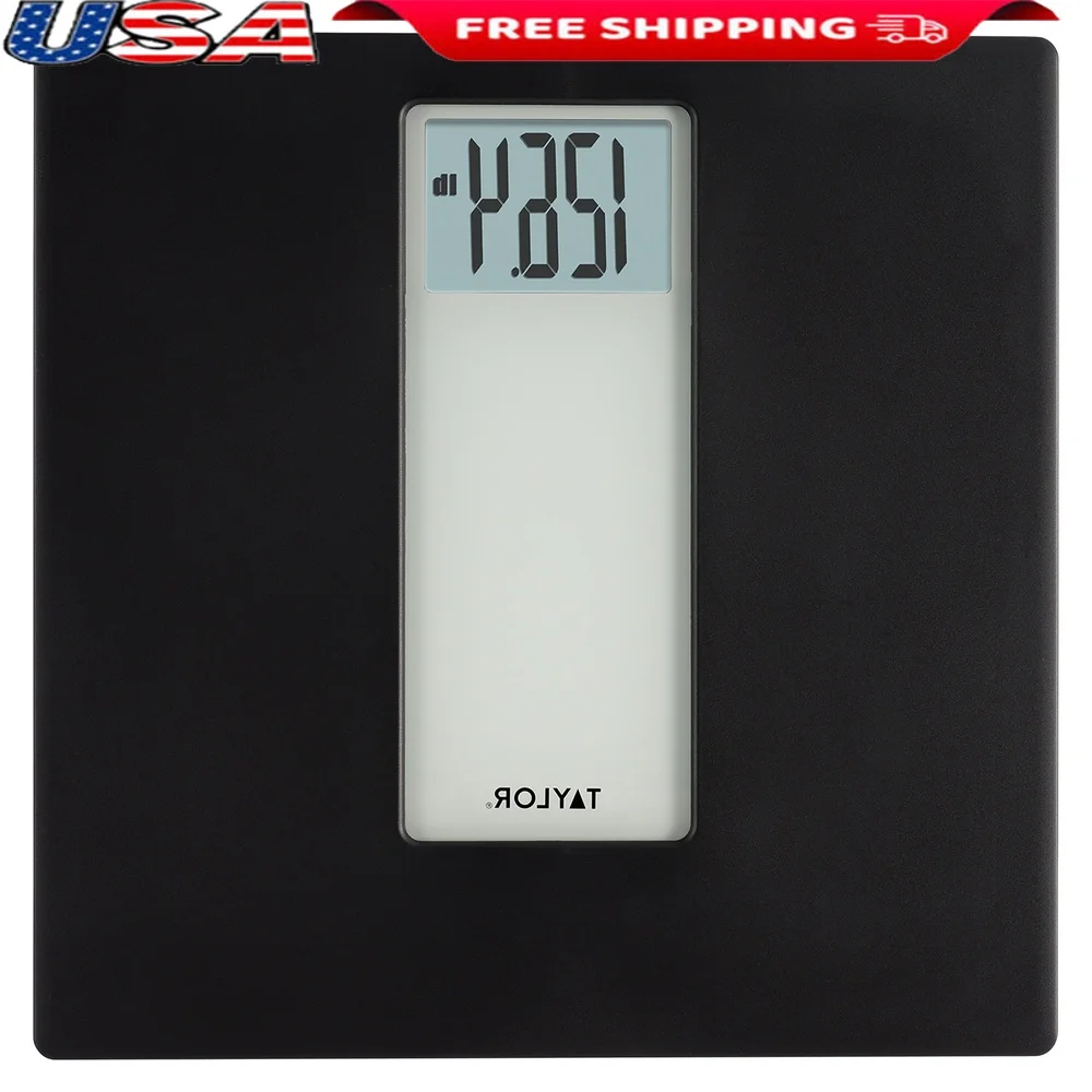 

Цифровые весы для тела, емкость 400 фунтов, мгновенная в технологии, индикатор низкого заряда батареи, прочная стеклянная платформа, мониторинг здоровья