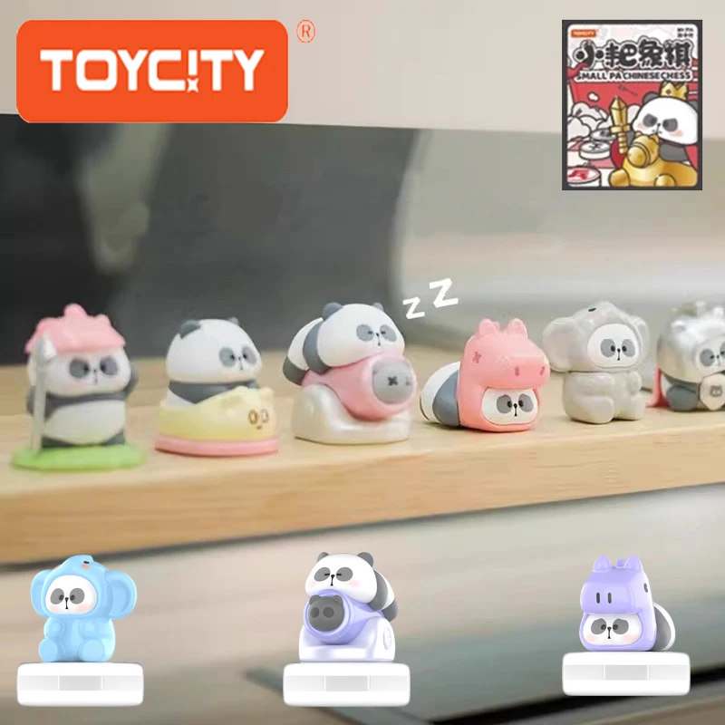 Toycity الأصلي لطيف الكرتون الباندا المحيط صندوق أعمى اللعب MR.PA موضوع عشوائي صندوق غامض جمع Diy بها بنفسك الديكور الشكل لعبة
