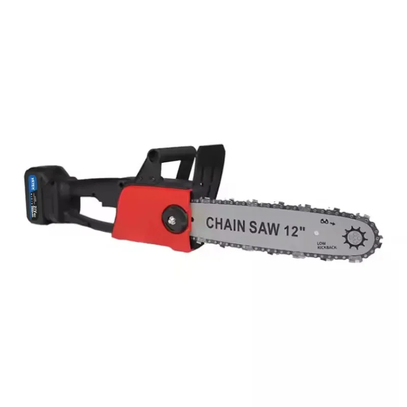Factory Supplier 12 Inch Electric Chain Saw Cordless Chainsaw 12m/s for Garden Pruning Chopping Firewood
