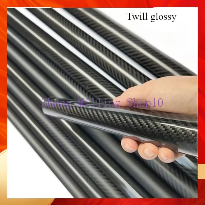 1pc 1000mm Length 3k Pure Carbon Fiber Tube Twill Glossy Matte Pipe OD13 14 15 16 17 18 19 20mm Drone Accessories Fishing Rods