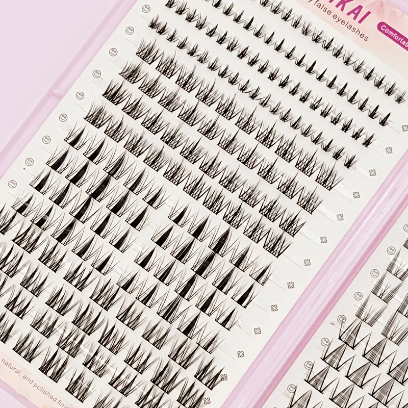 Mixed False Eyelashes, Upper & Lower Lashes, Various Styles, DIY Eyelash Grafting, Gentle Application, Natural Makeup Effect