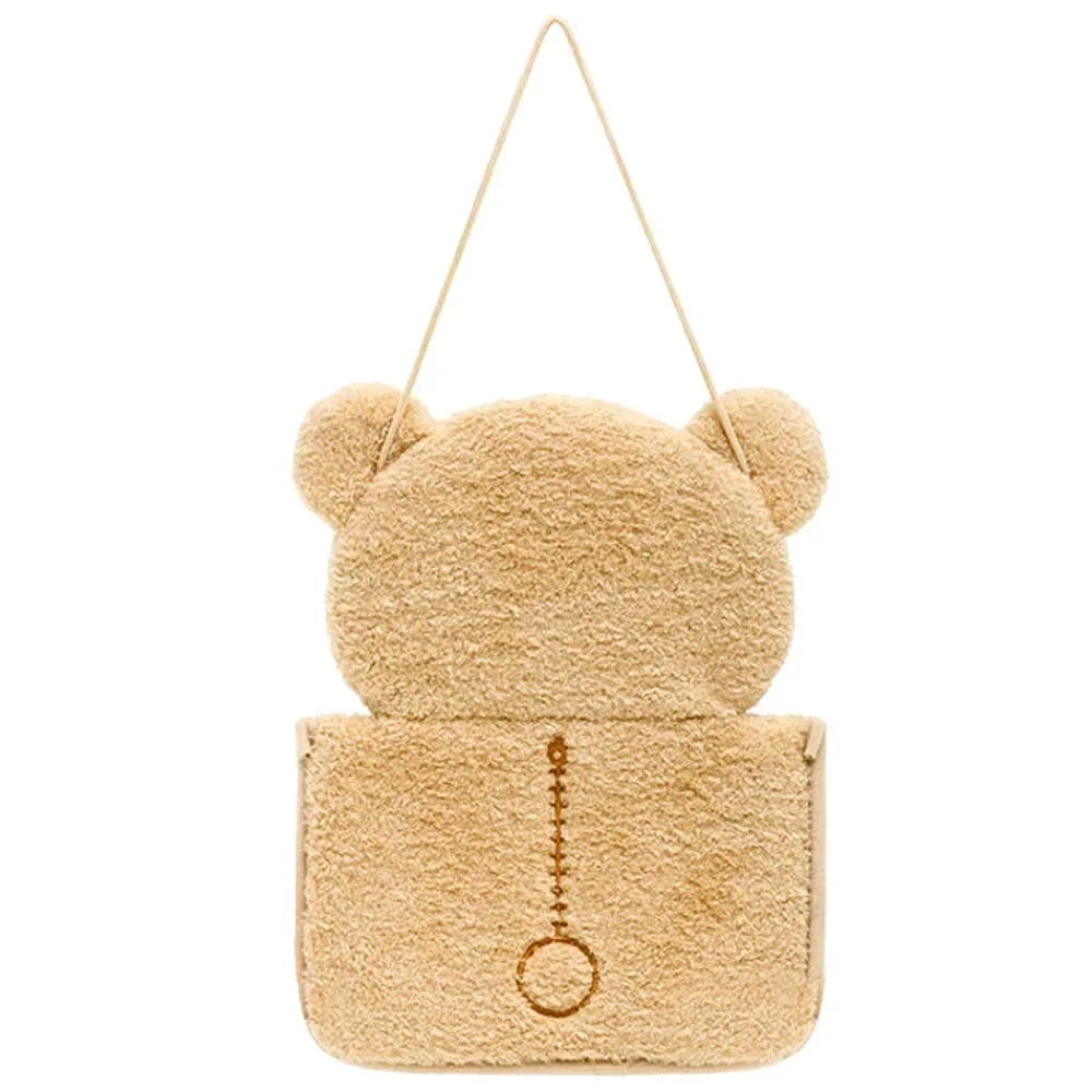 New Cute Rilakkuma Bear Plush Hanging Storage Pocket Organizer Bag Receiving Makeup Pouch Box Case Bags for Home Girls Woman