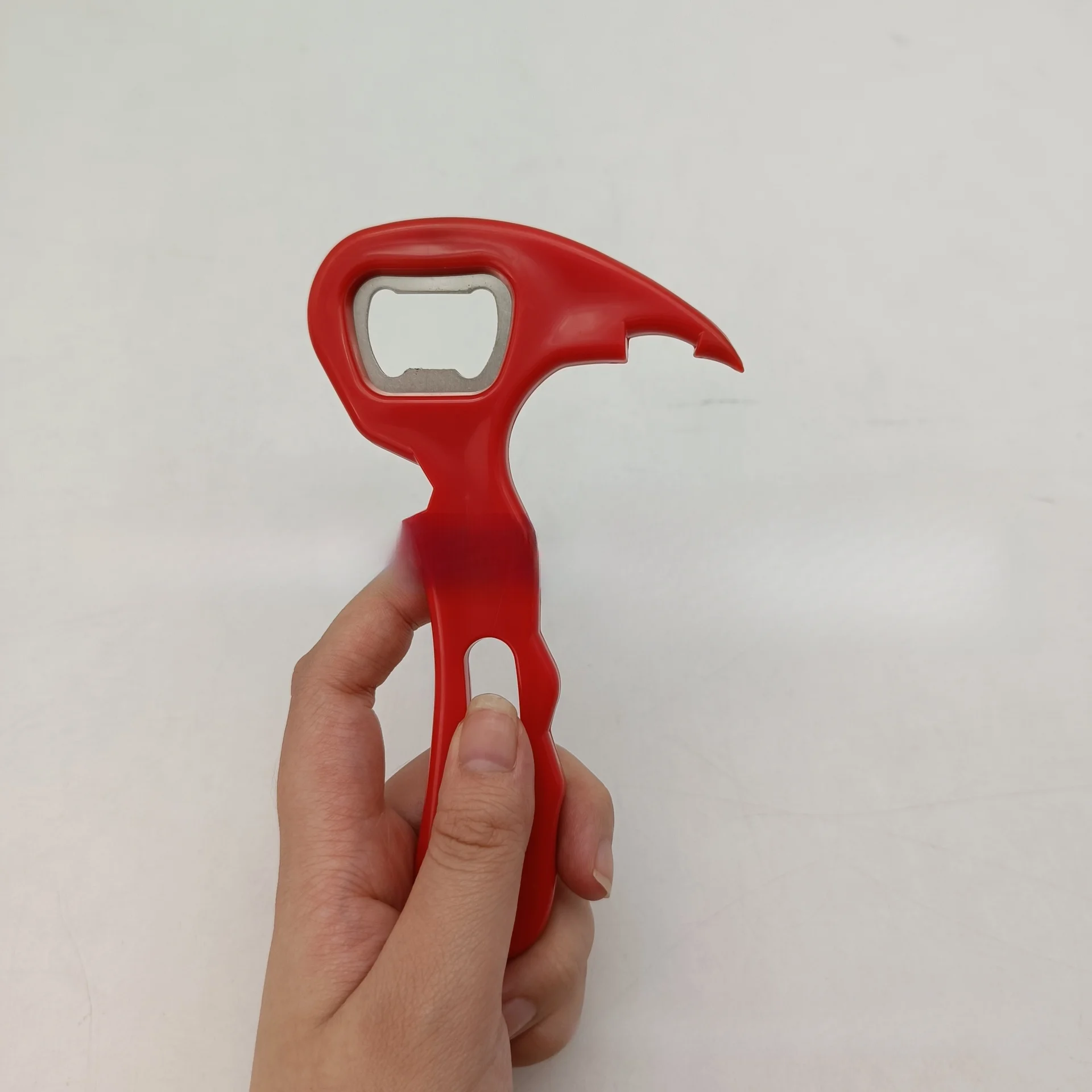 Kitchen-Friendly Plastic Can Opener Featuring an Upgraded Hook Interface for Consistent Contact with Can Edges