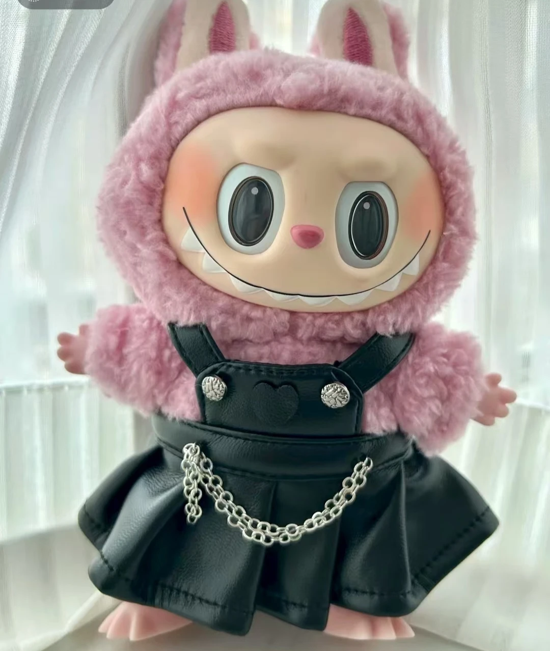 

Only Clothes Cool And Spicy Girl Leather Clothes Set Baby Clothes Macaron Sitting 17cm Doll Universal Doll Clothing Birthdaygift