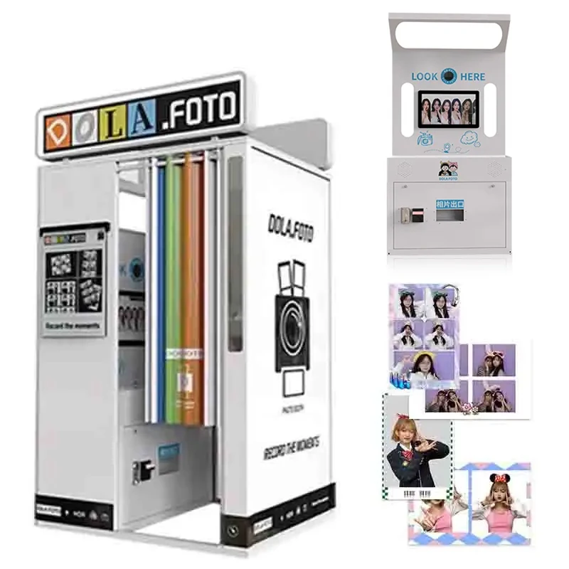 Photo Booth Pavilion Magic Mirror Coin Style Photography Popular Korean Pakistan Photobooth Custom