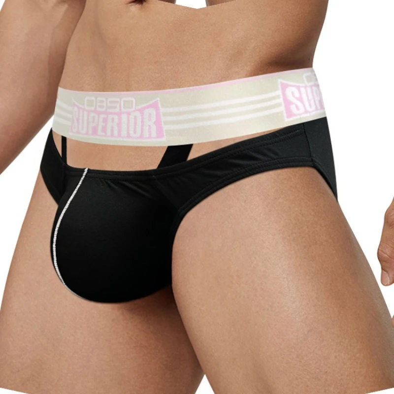 القضيب Cockstrap مثير الملابس الداخلية رجل خاتم الديك الانتفاخ الحقيبة ملخصات الملابس الداخلية كوكرينج O-حلقة سراويل رفع جاحظ Underpant #1