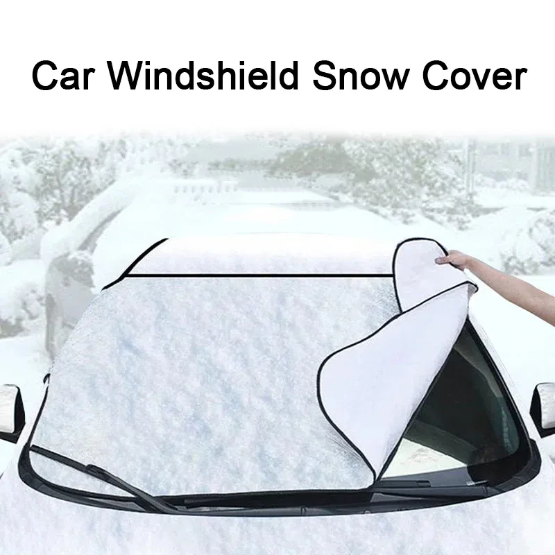 Car Snow Ice Protector Visor Sun Shade Front Rear Windshield Cover Block Cover Front Rear Block Window Windshield accessories