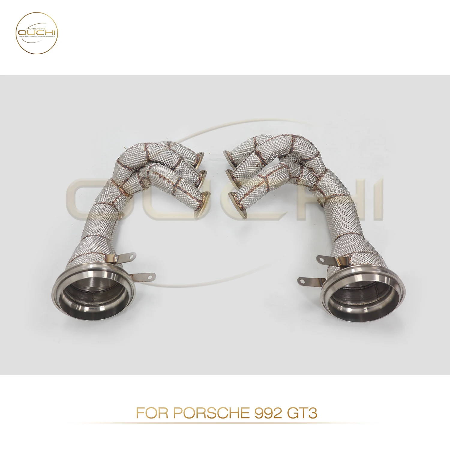 

OUCHI Exhaust System High Flow Performance Headers for Porsche 911 992 GT3 Manifold With Heat Shield