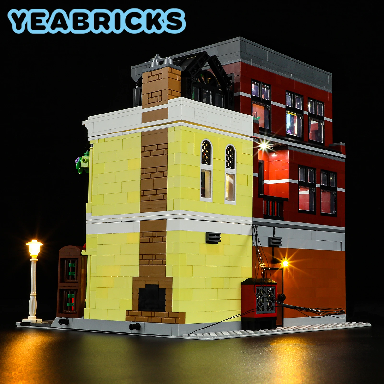 YEABRICKS LED Light Kit per 10312 Jazz Club Building Blocks Set (non includere il modello) mattoni giocattoli per bambini