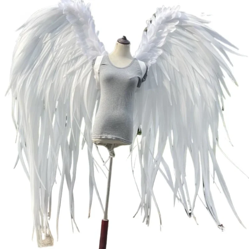 

New white angel wing dance prop swan simulation feather