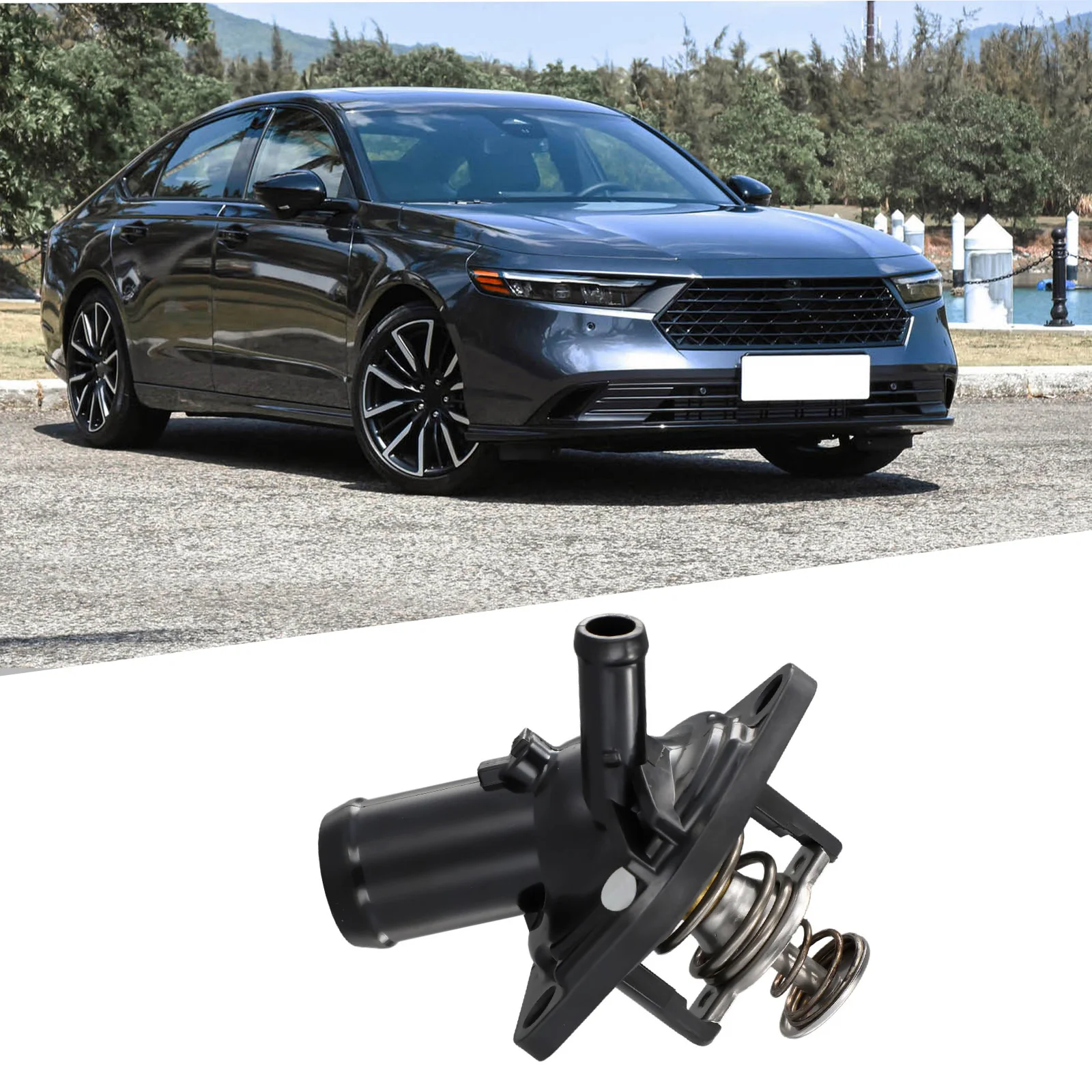 

Coolant Thermostat for Honda For Accord (2013 2017) For Pilot (2016 2020) Ridgeline (2017 2019) OEM 193155G0A01