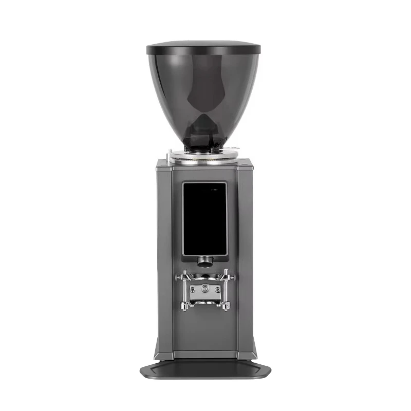 Gemilai G9026A Electric Grey Coffee Grinder Food Grade Stainless Steel Blade Transparent Hopper 1200g Capacity Outdoor Hotel