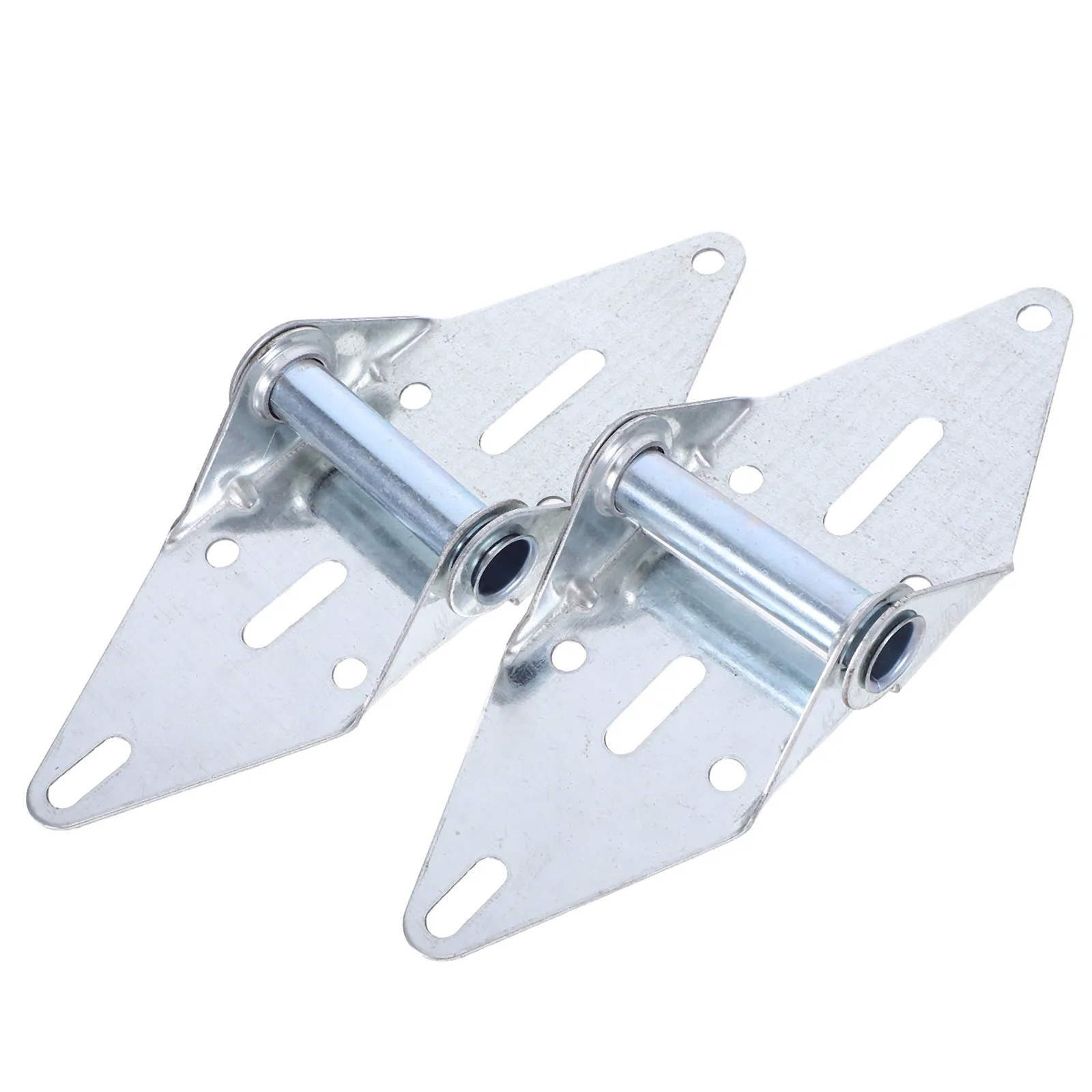 2pcs Garage Door Hinges Heavy Duty High Load Capacity Metal Bracket For Residential Light Commercial Use Smooth Low Noise