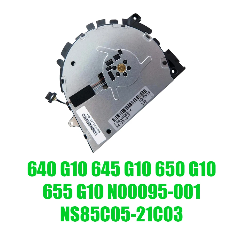

For HP For EliteBook 640 G10 645 G10 650 G10 655 G10 N00095-001 NS85C05-21C03 DC5V 0.5A Replacement Laptop CPU UMA Fan