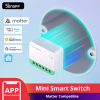 SONOFF MINIR4M Wifi Smart Switch Matter Light Switch Universal Breaker Smart Home Controller Work with Alexa Google Assistant