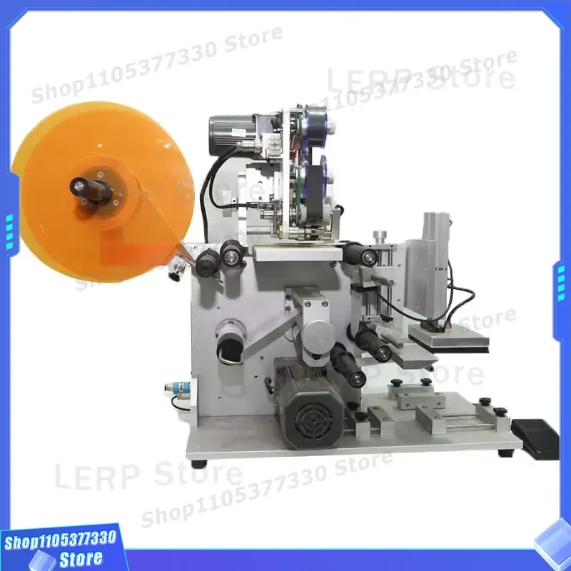 Automatic Square Bottle Labeling Machine High Precision Sticker Applicator for Glass Plastic Containers Industrial Packaging