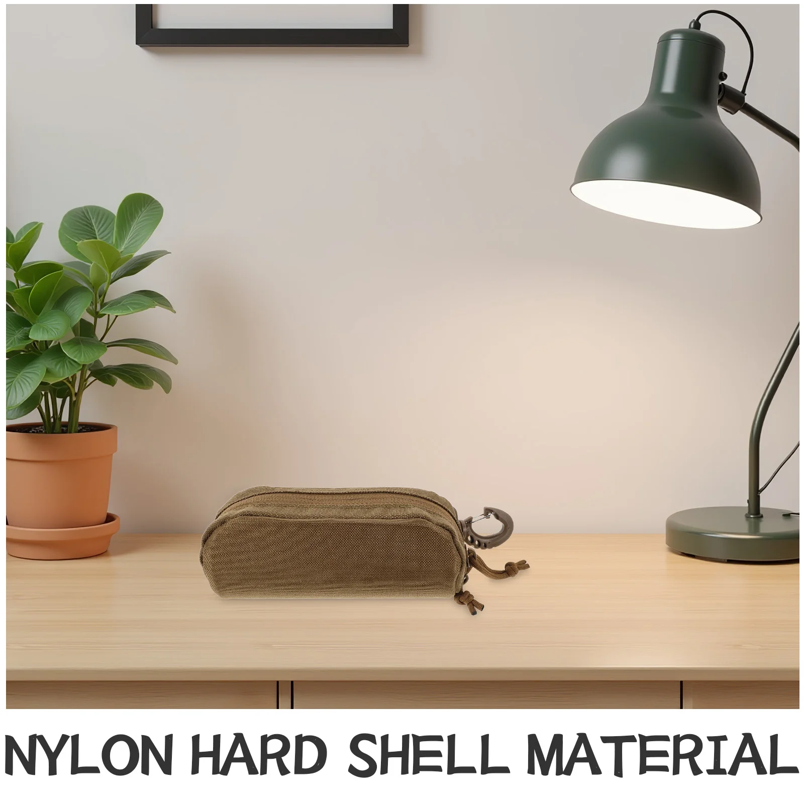 صندوق نظارات تكتيكي مقاوم للصدمات حافظة صلبة للنظارات الشمسية حماية النظارات في الهواء الطلق السفر المحمولة حامل النظارات النايلون #4