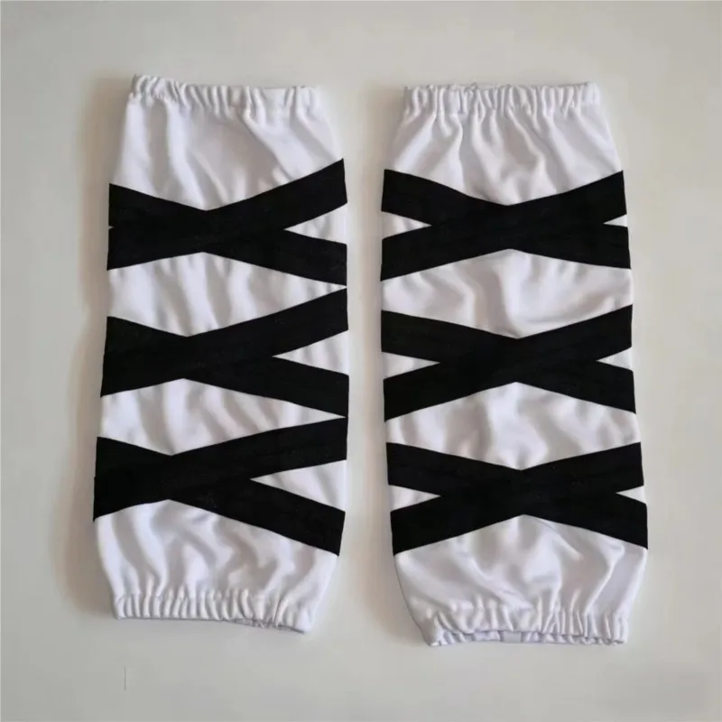Shaolin Monk Socks Arm Guard Leg Wraps For Kung Fu Uniform Tai Chi Martial Arts Suit Black And White Monk Socks