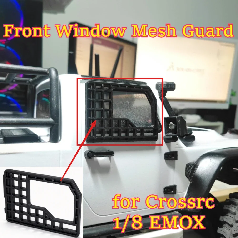 grille-de-protection-pour-pare-brise-avant-piece-decorative-pour-voiture-rc-tout-terrain-modele-crossrc-1-8-emox-taille-personnalisee-accessoire-de-remplacement
