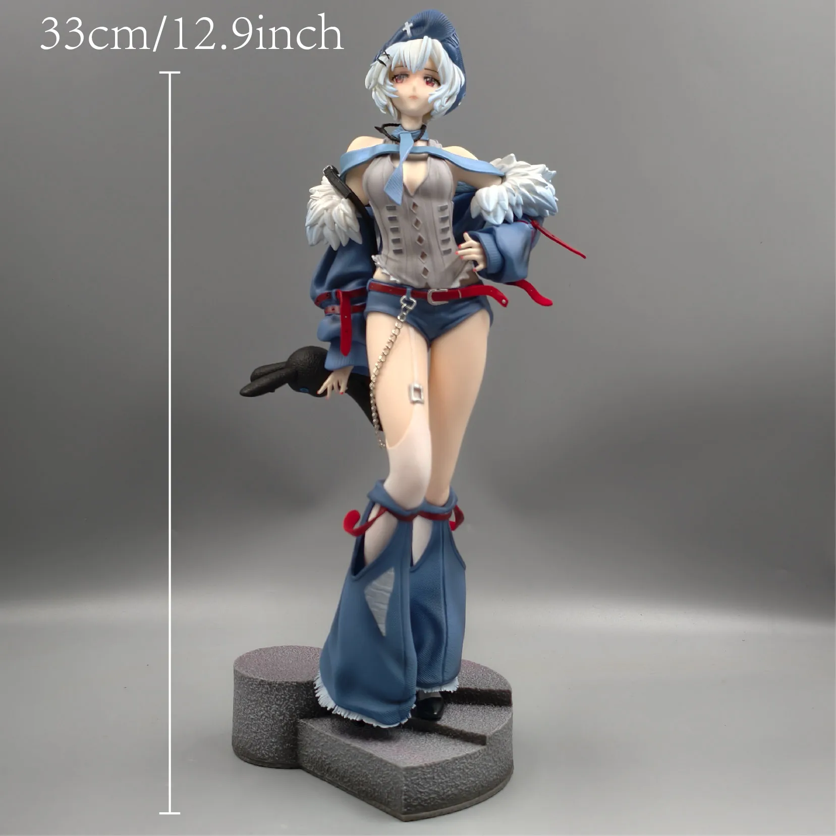 33cm 12.9 inch Anime Ayanami Rei Asuka Action Figures Pvc Statue Desktop Ornamen Collection Statue Model Decoration Room Toys view 3
