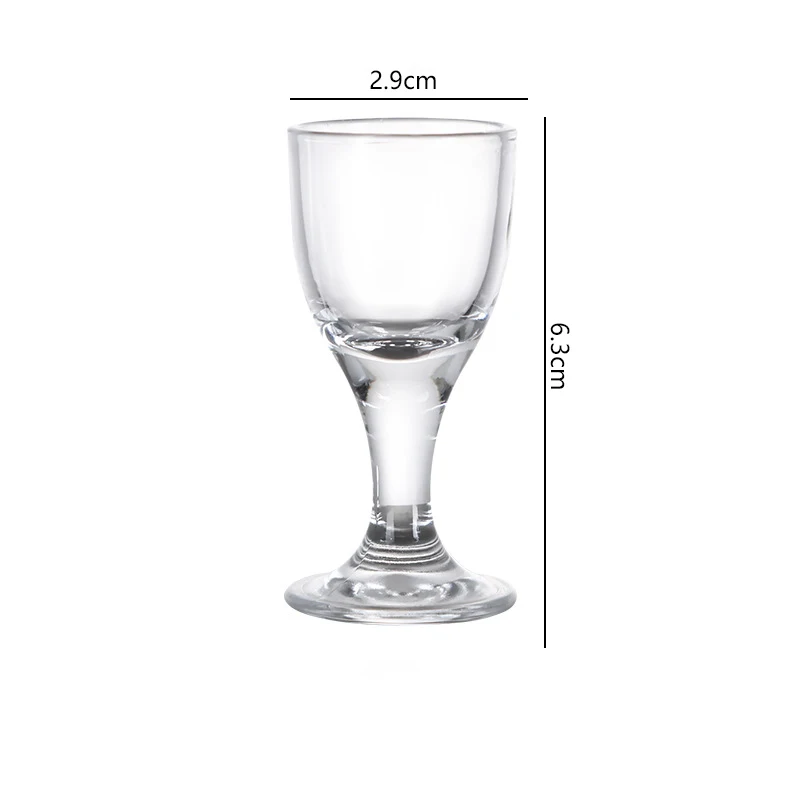6pcs Set Wine Glasses Luxury Sets Transparent Chinese Baijiu Shot Glass Spirits Cups Household Drinkware Party Wine Dispenser