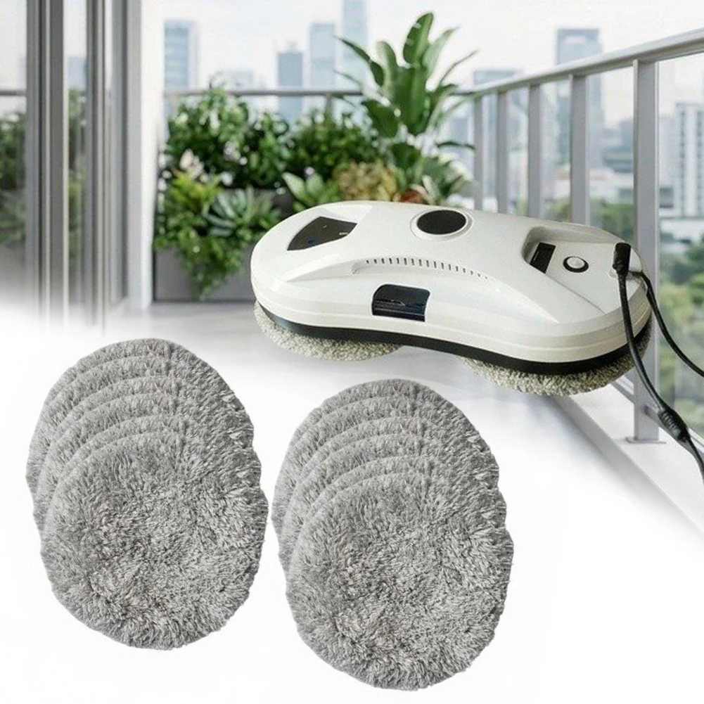 Automatic Glass Cleaner Accessories Robot Window Cleaner Pads Gentle On Glass And Frames Easy Mess-free Removal Design