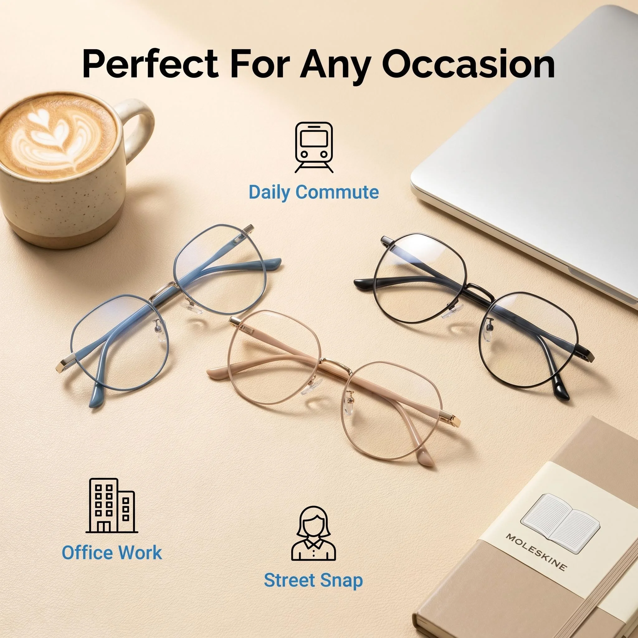 Bingkai Kacamata Optik Heksago - Women'S Fashion Eyeglass Frames ulasan dan harga