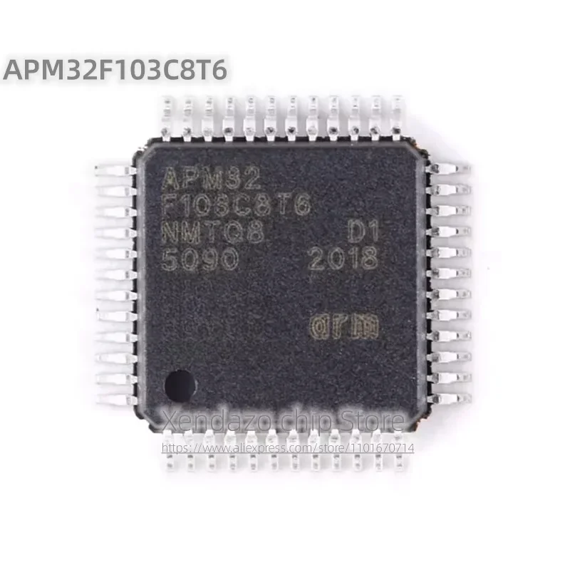 5pcs/lot APM32F103C8T6 APM32 F103C8T6 LQFP-48 package Original genuine ARM Cortex-M3 32-bit microcontroller chip MCU
